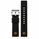 22mm Black Soft Silicon Strap 22/22 7 Colors