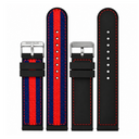 22mm Nylon/silicon Reversible Strap