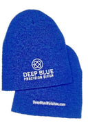 Deep Blue Acrylic Beanie Winter Cap