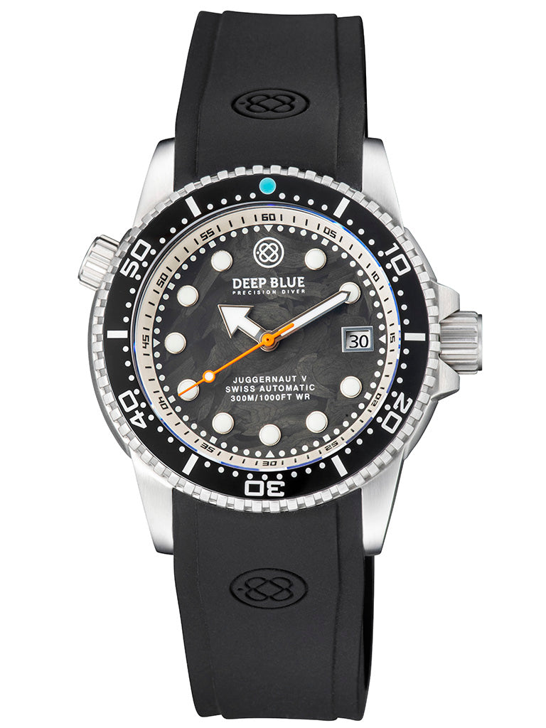 Juggernaut 5 40mm Swiss Automatic Diver Black Ceramic Bezel
