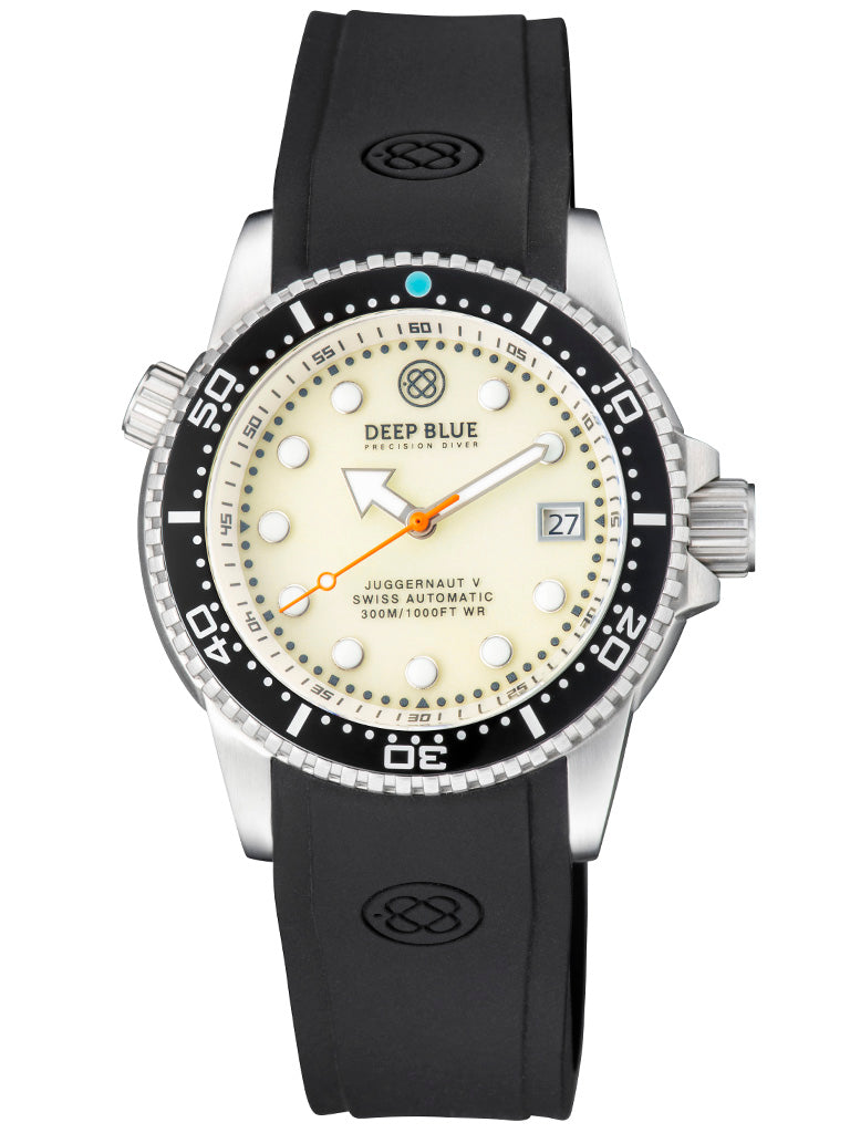 Juggernaut 5 40mm Swiss Automatic Diver Black Ceramic Bezel