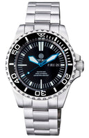 Master 2000 — Black Classic Blue Hands Bracelet