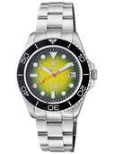 Pro Diver 200 — Green Hydraulic Embossed