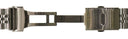 20mm Jubilee Universal Fit Bracelet Straight End Link Stainless Steel Finish