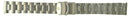 20mm Master Oyster Universal Fit Bracelet Straight End Link Stainless Steel Finish