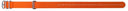 22mm -17 Inch Length Pro Divers Orange Ballistic Nylon 5 Ring Strap -strongest Nylon- Heavy Duty Buckle