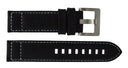 22mm Crush Calf Stitch Leather Strap SS Or PVD Buckle