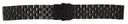 22mm Engineer Universal Fit Bracelet Straight End Link PVD Black Finish