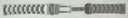 22mm Master Universal Fit Bracelet Straight End Link Stainless Steel Finish