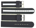 22mm Nylon/silicon Reversible Strap