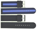 22mm Nylon/silicon Reversible Strap