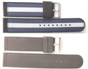 22mm Nylon/silicon Reversible Strap