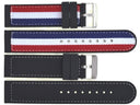22mm Nylon/silicon Reversible Strap