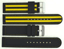 22mm Nylon/silicon Reversible Strap
