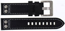22mm Pilots Leather Rivets Strap
