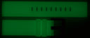 22mm Straight End Soft Silicon Luminous Strap