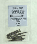 Spring Bars Pack Of 10 -1.78 Mm Thick Choose 20/22/24/26
