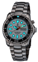 Pro Sea Diver 1000 — Black White Gloss Bracelet