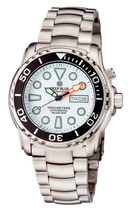 Pro Sea Diver 1000 — Black White Gloss Bracelet