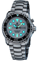 Pro Sea Diver 1000 — Black White Orange Indices Bracelet