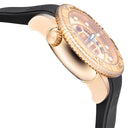 44mm Automatic Skeleton Diver Gold Bezel - Gold Skeleton Dial - Gold Movement - Gold Case