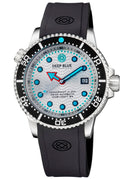 Juggernaut IV USA Swiss Automatic – Diver #9 Black/white Bezel - White Dial Strap