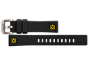 24mm Black Soft Silicon Strap 24/22 8 Colors