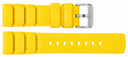 Hydro 91 Natural Rubber Vent Accordian Snug Fit Strap 22mm yellow
