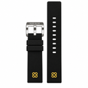 22mm Black Soft Silicon Strap 22/22 7 Colors