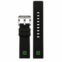 22mm Black Soft Silicon Strap 22/22 7 Colors