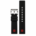 22mm Black Soft Silicon Strap 22/22 7 Colors