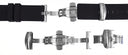 22mm Black Soft Silicon Strap 22/22 7 Colors