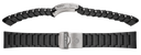 Pu Bracelet 22/24 Mm - Individual Links And Screws Foldover Clasp W/safety -