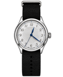 Air Captain - Fog (Silver Guilloche, Heat Blued Hands)