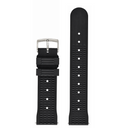 Hydro 91 Natural Rubber Waffle Pattern Strap 22mm Black