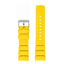 Hydro 91 Natural Rubber Vent Accordian Snug Fit Strap 22mm yellow