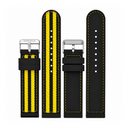 22mm Nylon/silicon Reversible Strap