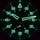 Air Blue Papa Praesto Pilot Watch Ss- Green Dial