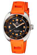 All New - Deep Star 1000 Swiss Automatic Strap– Diver Black/orange- Black/orange