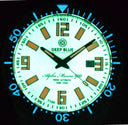 Alpha Marine 500 T-100 Tritium Swiss Automatic White Dial Lume