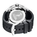 Alpha Marine Automatic Black Ceramic Bezel Full Lume Cherry Red Dial Strap