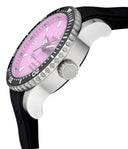 Alpha Marine Automatic Black Ceramic Bezel Full Lume Cherry Red Dial Strap