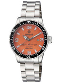 Alpha Marine Automatic Black Ceramic Bezel Full Lume Mango Dial Bracelet