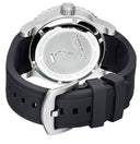 Alpha Marine Automatic Black Ceramic Bezel Full Lume Light Red Dial Strap