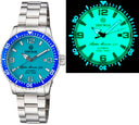 Alpha Marine Automatic Blue Ceramic Bezel Full Lume Blue Dial Bracelet