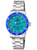 Alpha Marine Automatic Blue Ceramic Bezel Full Lume Blue Dial Bracelet