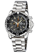 AP Chronograph All Purpose Quartz Diver Black Dial Bracelet