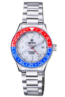 Aqua Diver GMT Automatic 40mm Red/Blue Bezel White Dial
