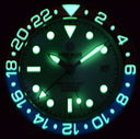 Aqua Diver GMT Automatic 40mm Red/Blue Bezel White Dial