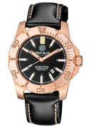 Bronze Cusn6 Daynight Tritium T-100 Automatic Diver Black